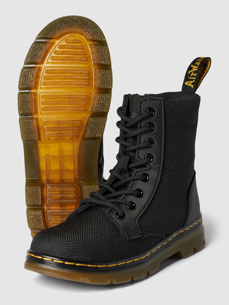 Boots mit Label-Details Modell 'Combs' in hellgrau