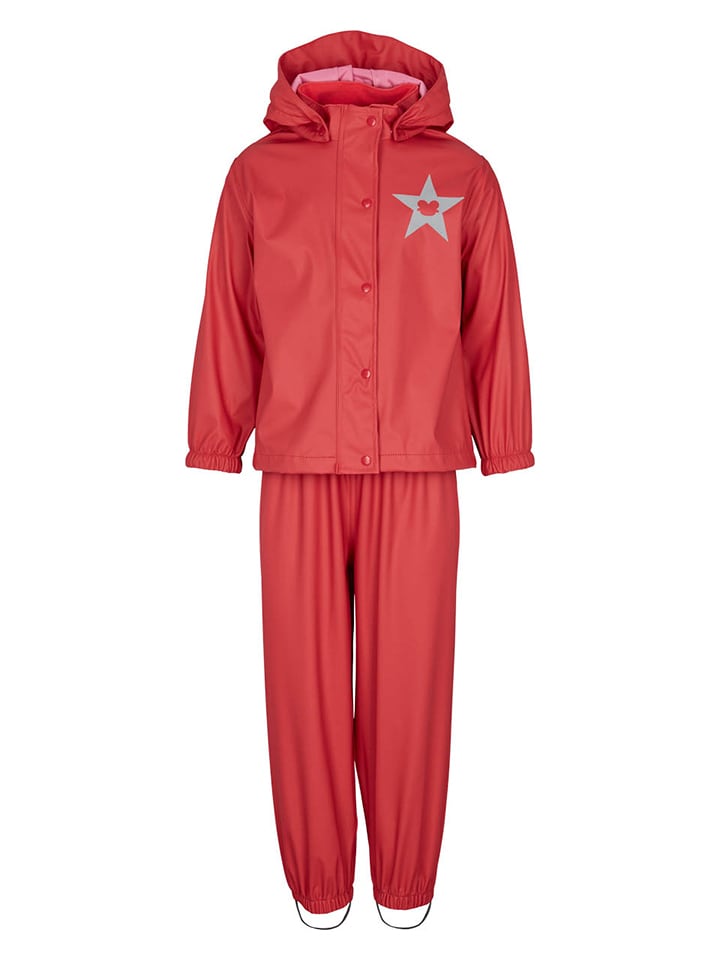 Fred´s World by GREEN COTTON 2tlg. Regenoutfit in Rot günstig kaufen