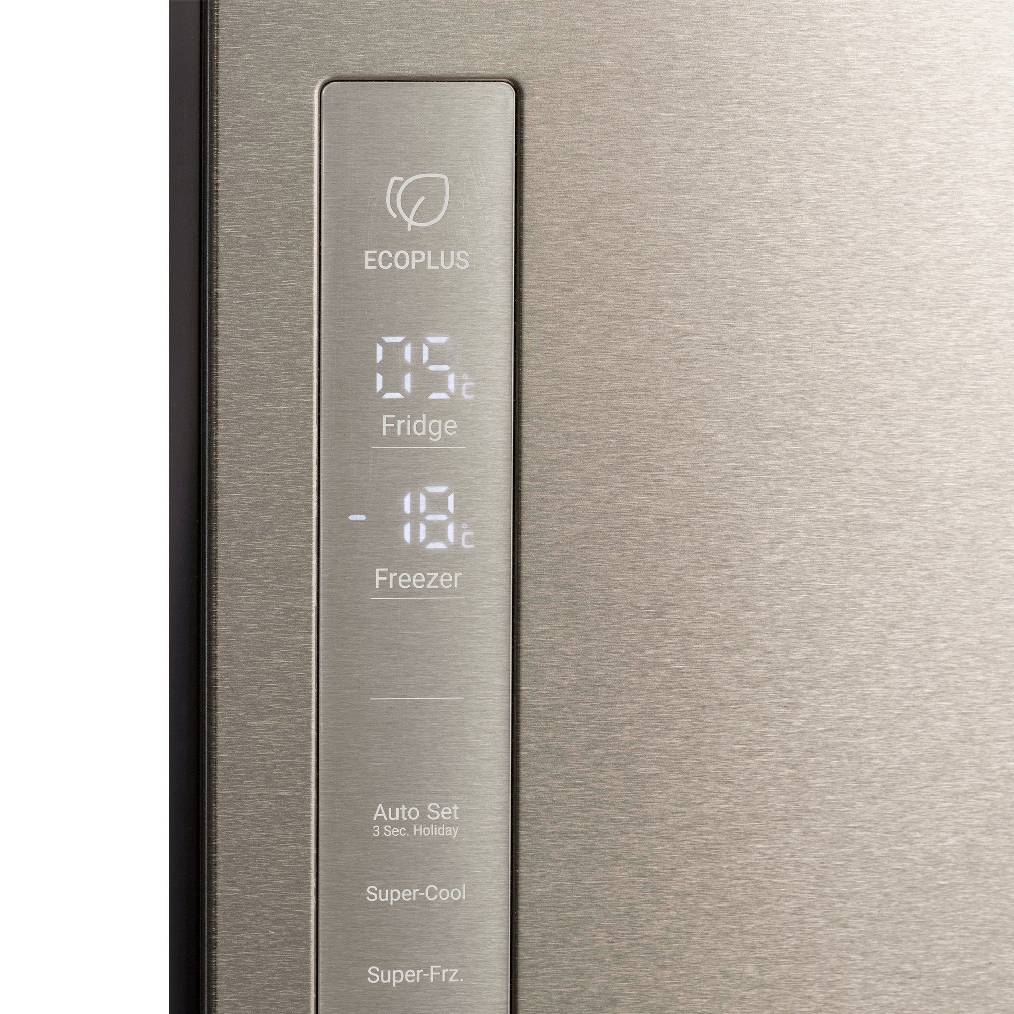 Haier Kühlschrank Edelstahl Look HCR5919FOPG, 190 cm hoch, 90,5 cm breit, MyZone HumidityZone