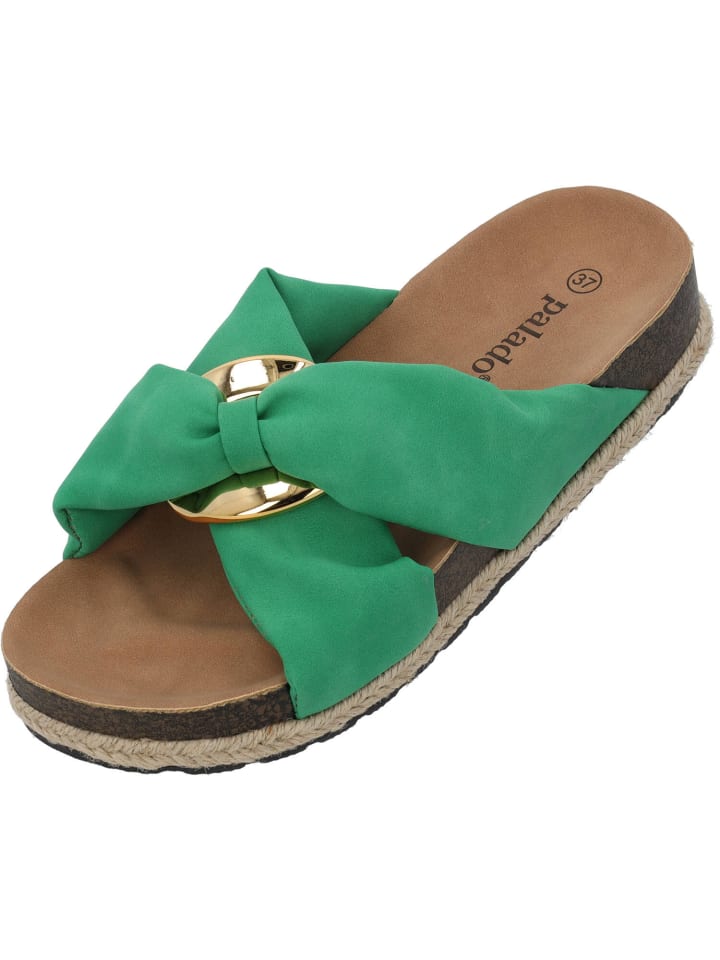 palado Pantoletten in Green günstig kaufen