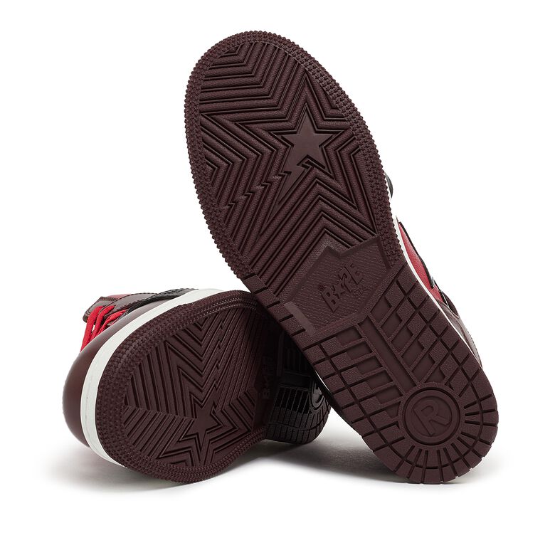 A Bathing Ape Bape Sta 93 Hi M1 red
