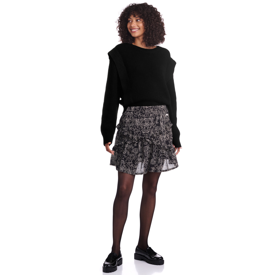 Damen Strickpullover in Rippstrick