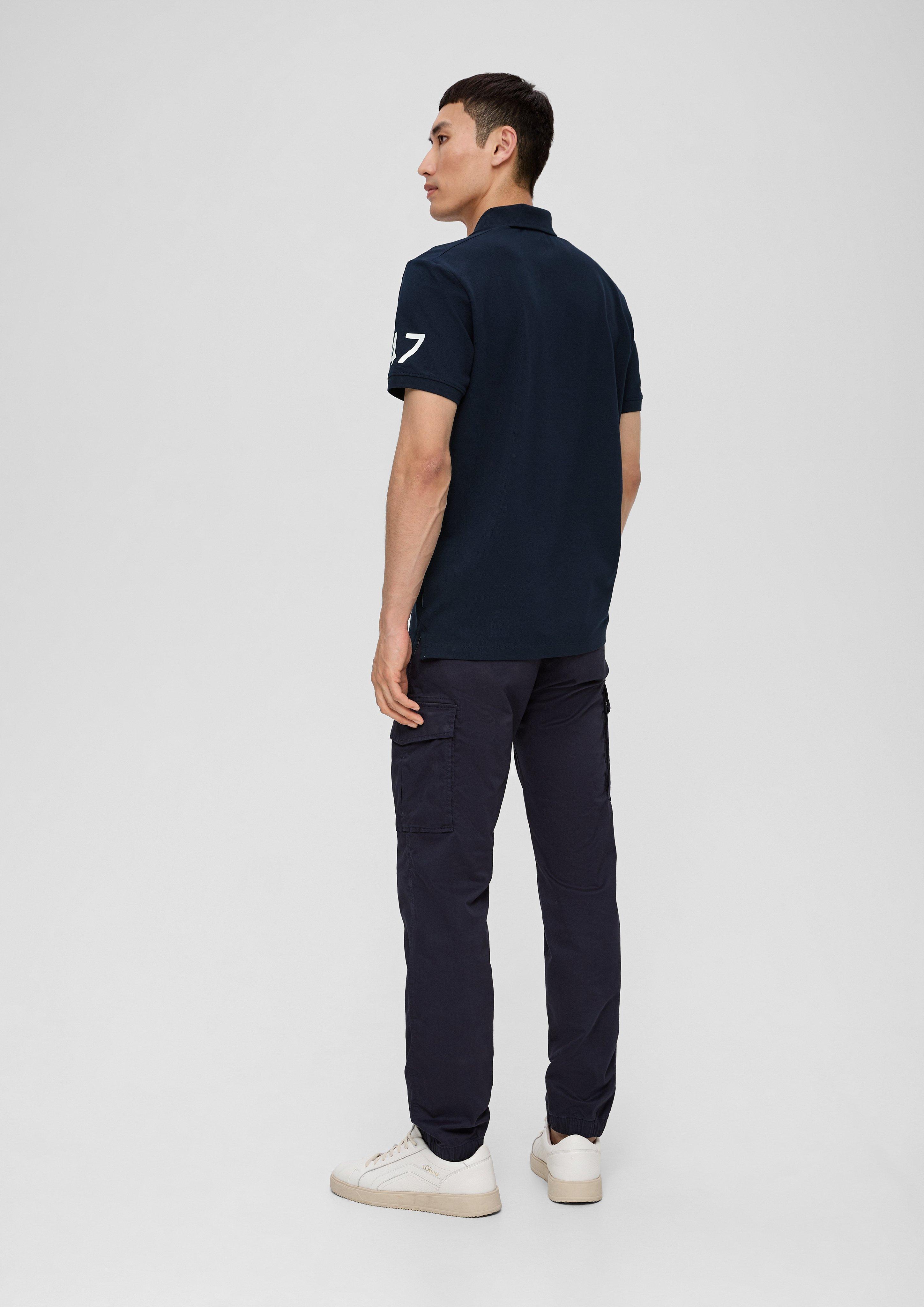 Poloshirt aus Baumwollstretch  2135699-59D1