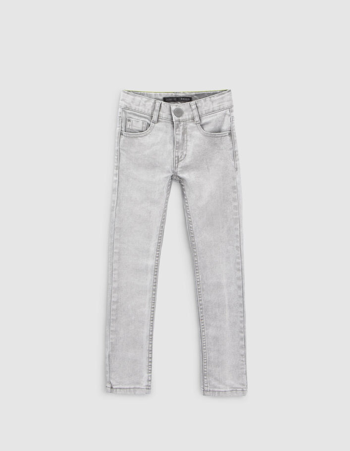 Jean SKINNY gris détails réfléchissants dos garçon