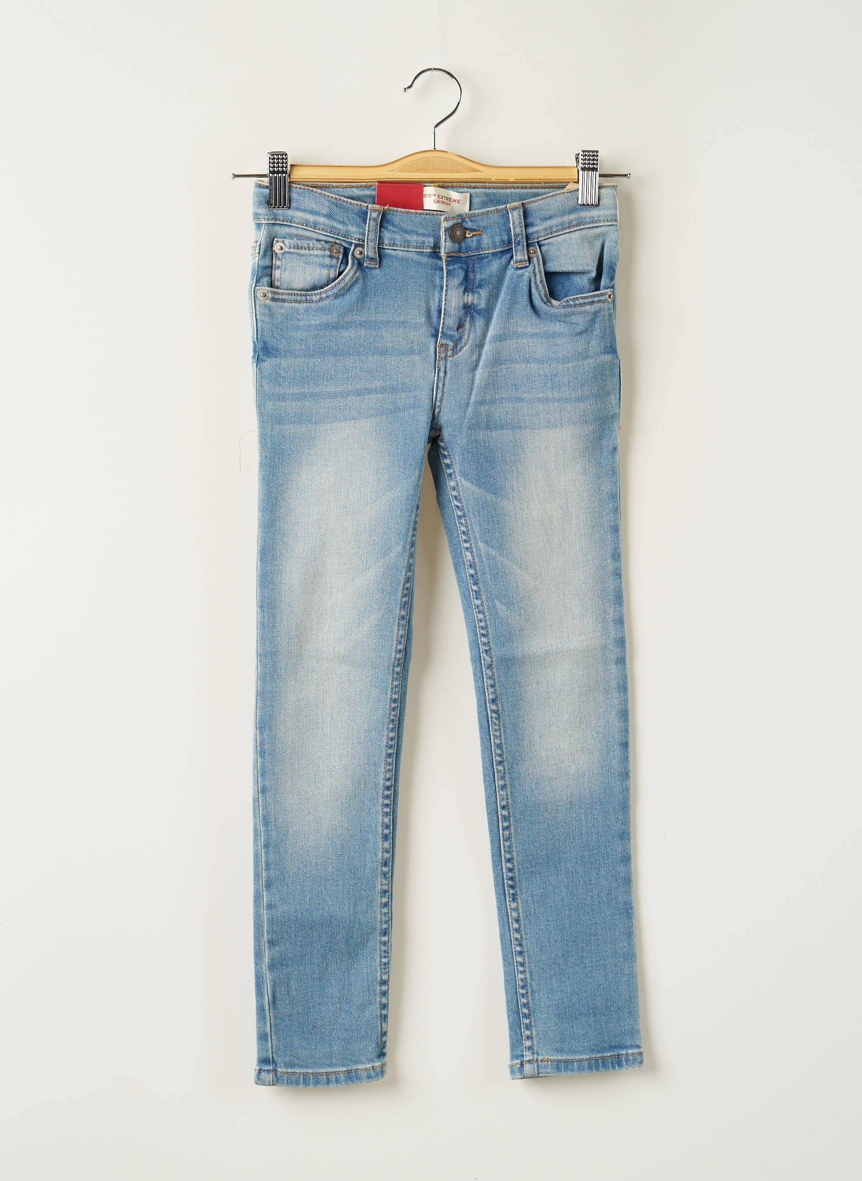 Levis Jeans Skinny Fille couleur bleu