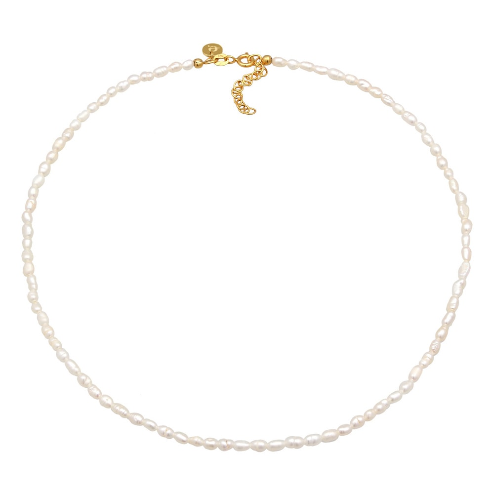 Elli PREMIUM Elli PREMIUM Collier Femmes Choker Classique Tendance avec Perles d'eau douce en  collier