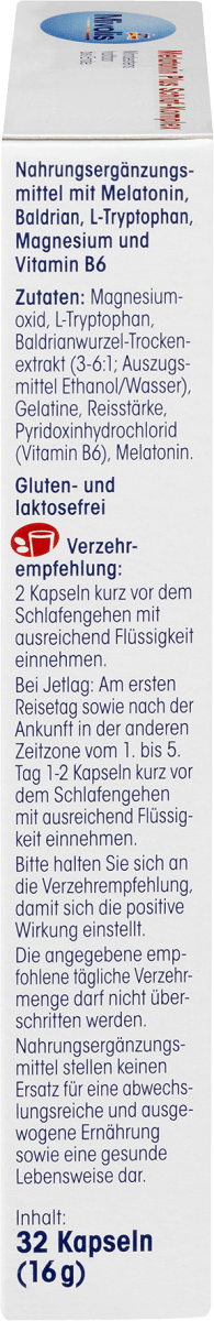 Melatonin Plus Schlaf-Komplex 32 Kapseln, 16 g