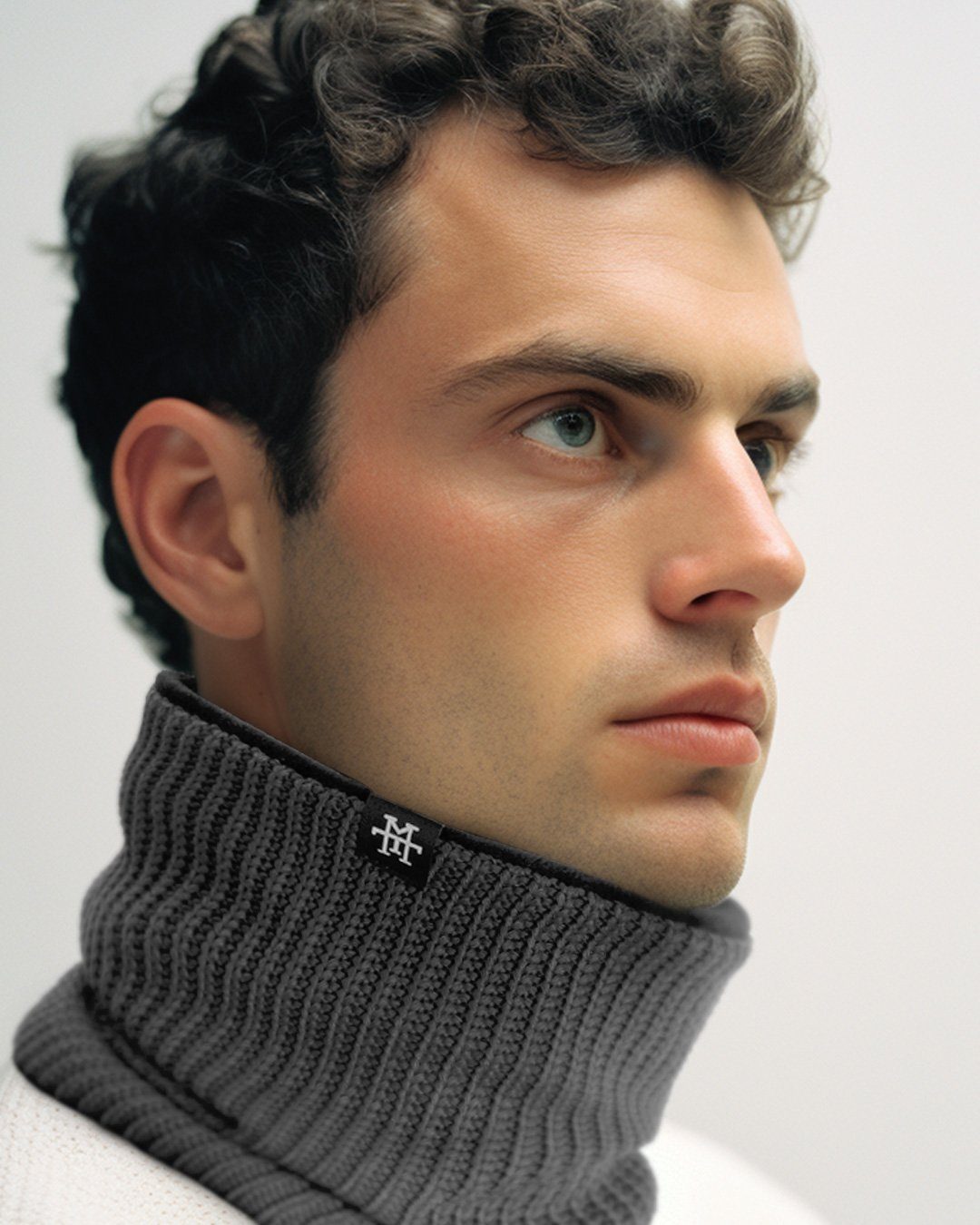 Manufaktur13 Loop Knit Neckwarmer - Schlauchschal, Halstuch, Halsschal, dehnbar/flexibel