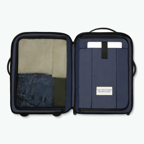 Sibiu small 2-wheel soft suitcase, burgundy