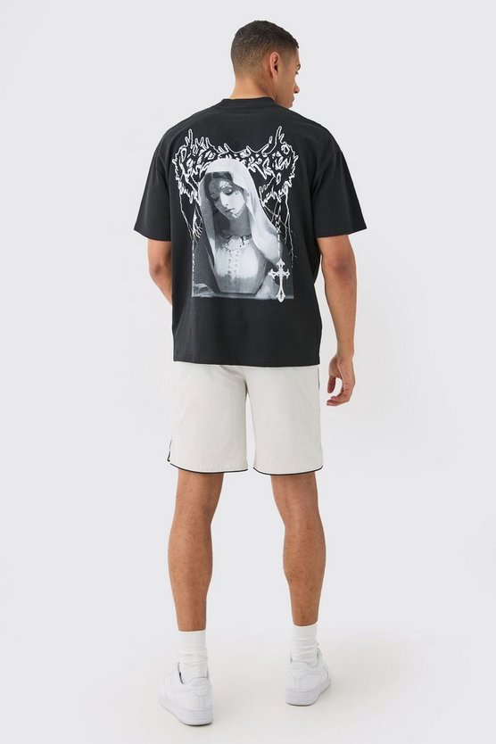 Teflon Laufshorts mit Paspeln