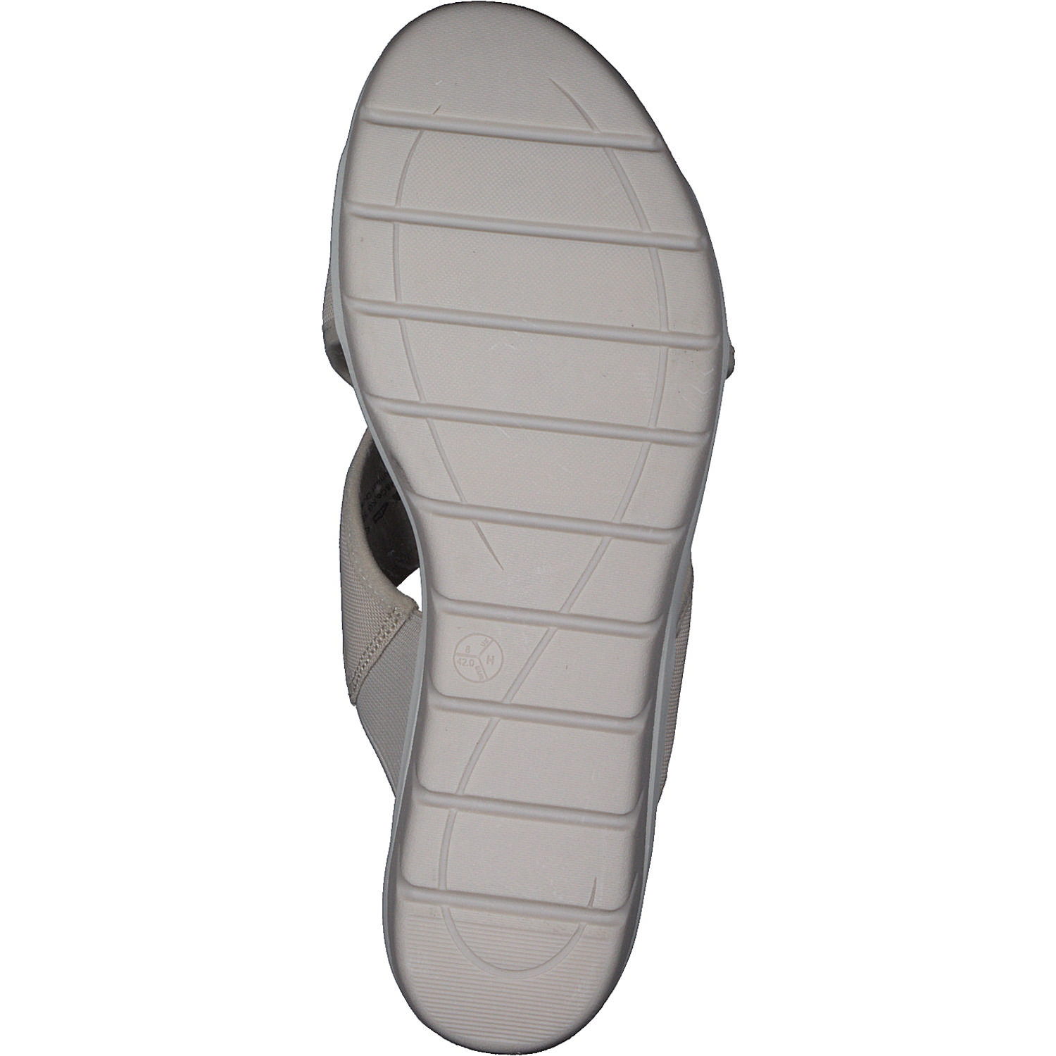 Jana Shoes 27260, Plateau-Pantoletten, Damen, LT.GREY