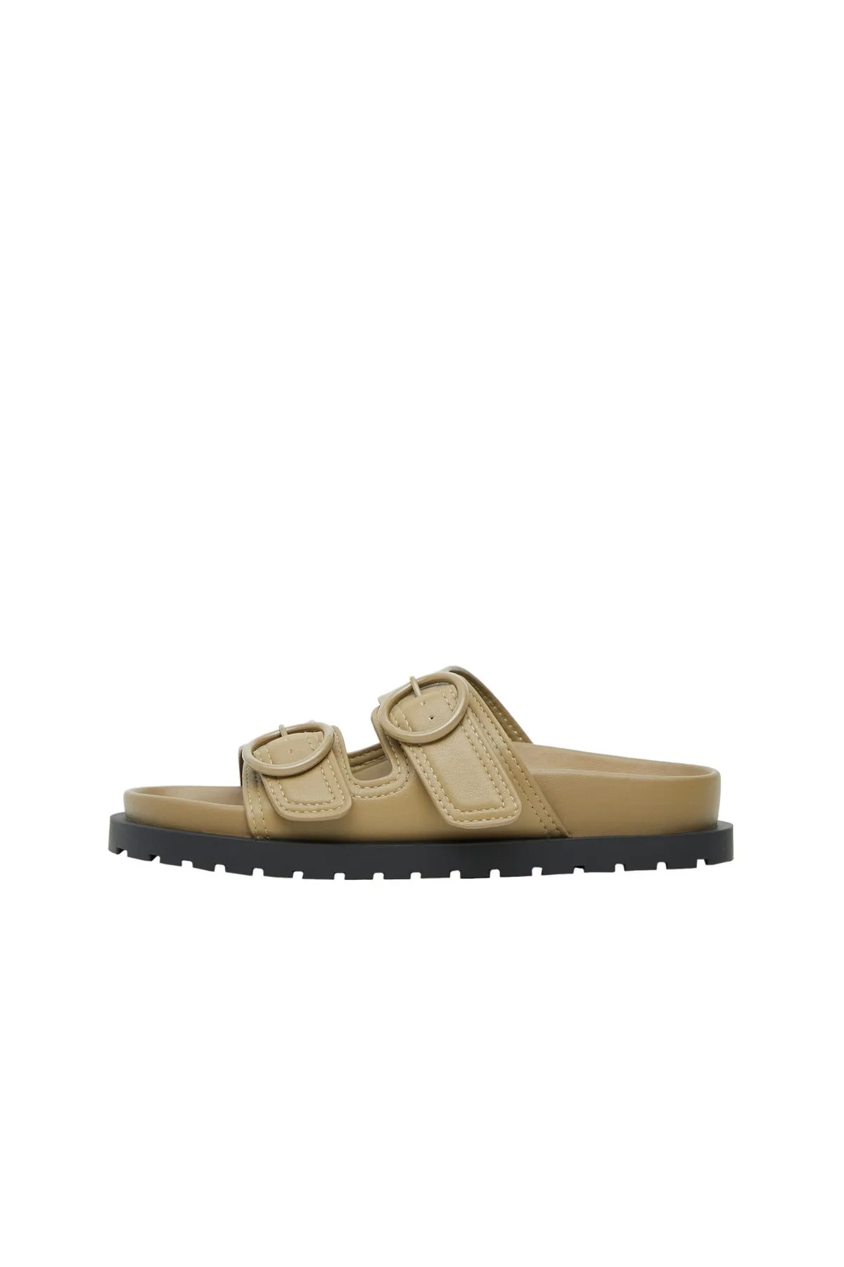 MANGO  Sandalette - Beige - Flacher Absatz
