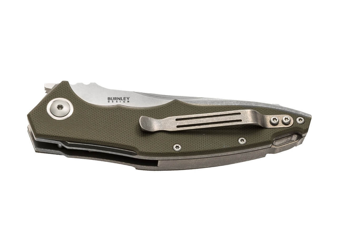 Raut Olive Drab G10 Front Flipper