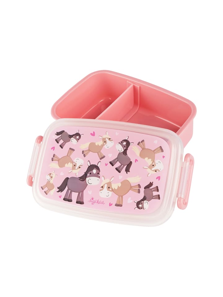 Sigikid Kindergarten-Set Trinkflasche & Brotdose in Rosa Pony günstig kaufen onesize