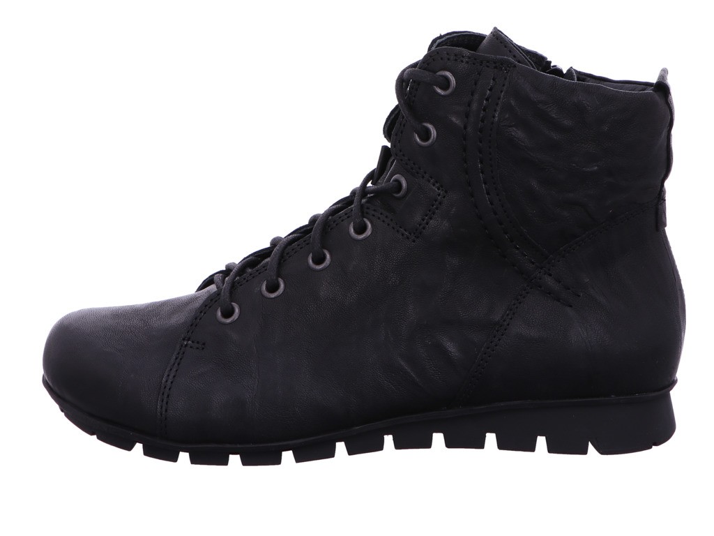 THINK Schnür-Stiefeletten schwarz MENSCHA