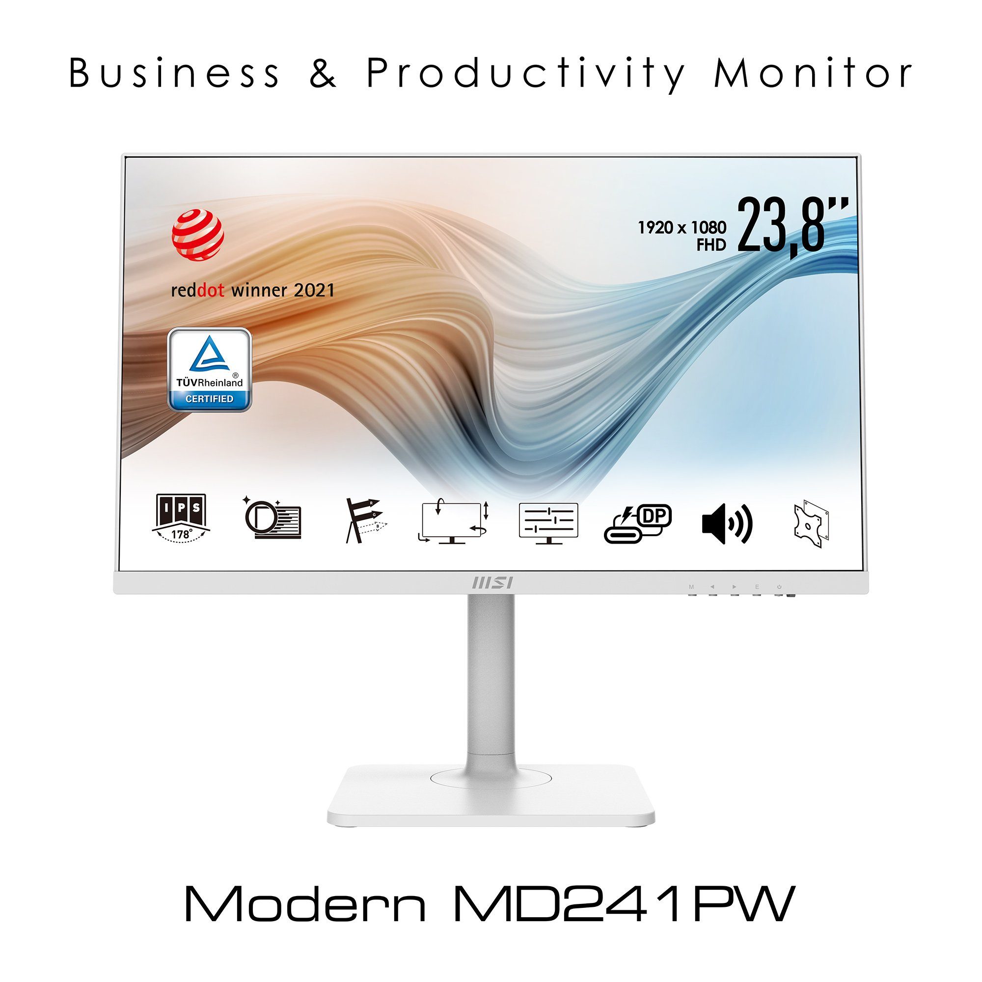 MSI Modern MD241PW LED-Monitor (60 cm/24 