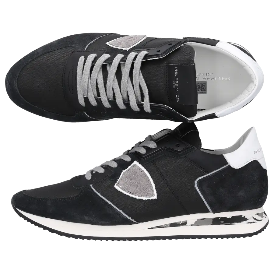 Philippe Model - Sneaker low TZLU GC01 Veloursleder - schwarz