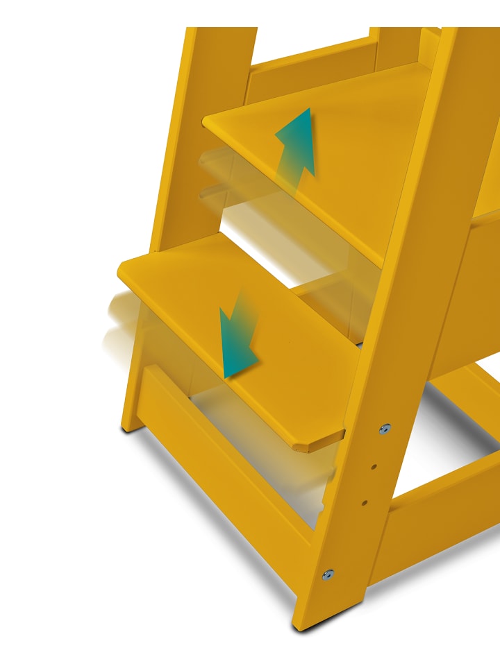 tiSsi tiSsi® Entdeckerturm / Lernturm FELIX mitwachsend sunflower gelb günstig kaufen onesize