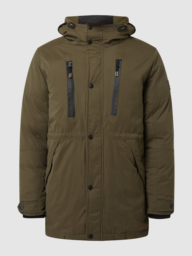 Parka mit Baumwoll-Anteil in olivgrün
