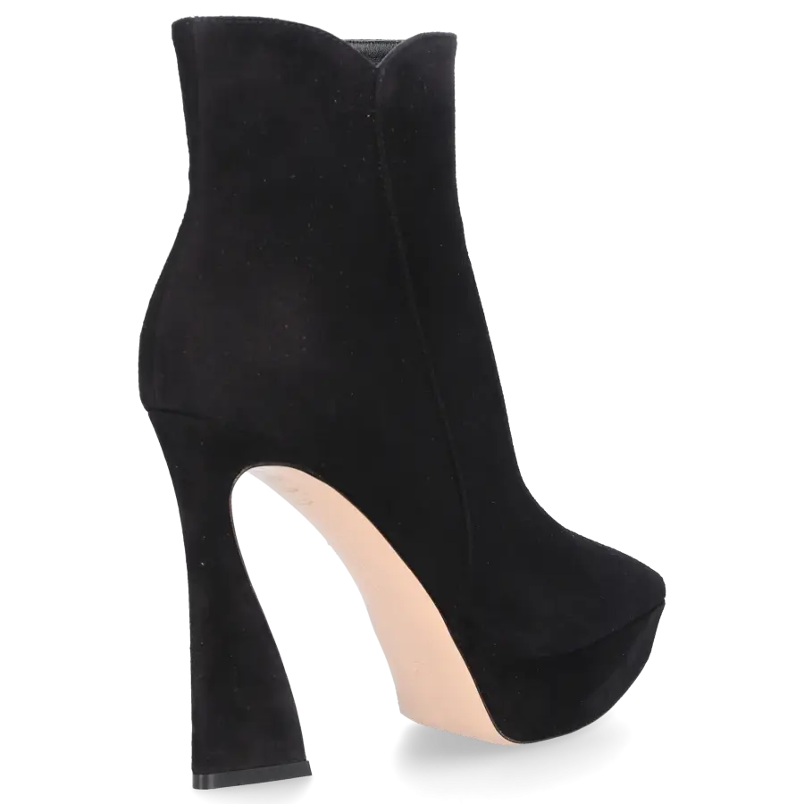 Gianvito Rossi - Stiefeletten VERTIGO 85 Veloursleder - schwarz
