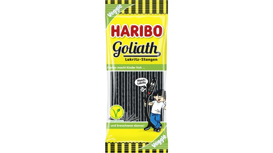 Haribo Lakritz Goliath Veggie 125 g