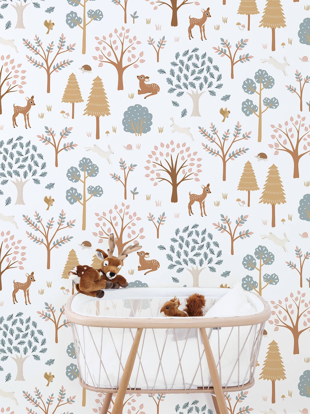 Lilipinso Kinderzimmer Vliestapete mit Herbstwald JORO LILIPINSO - braun