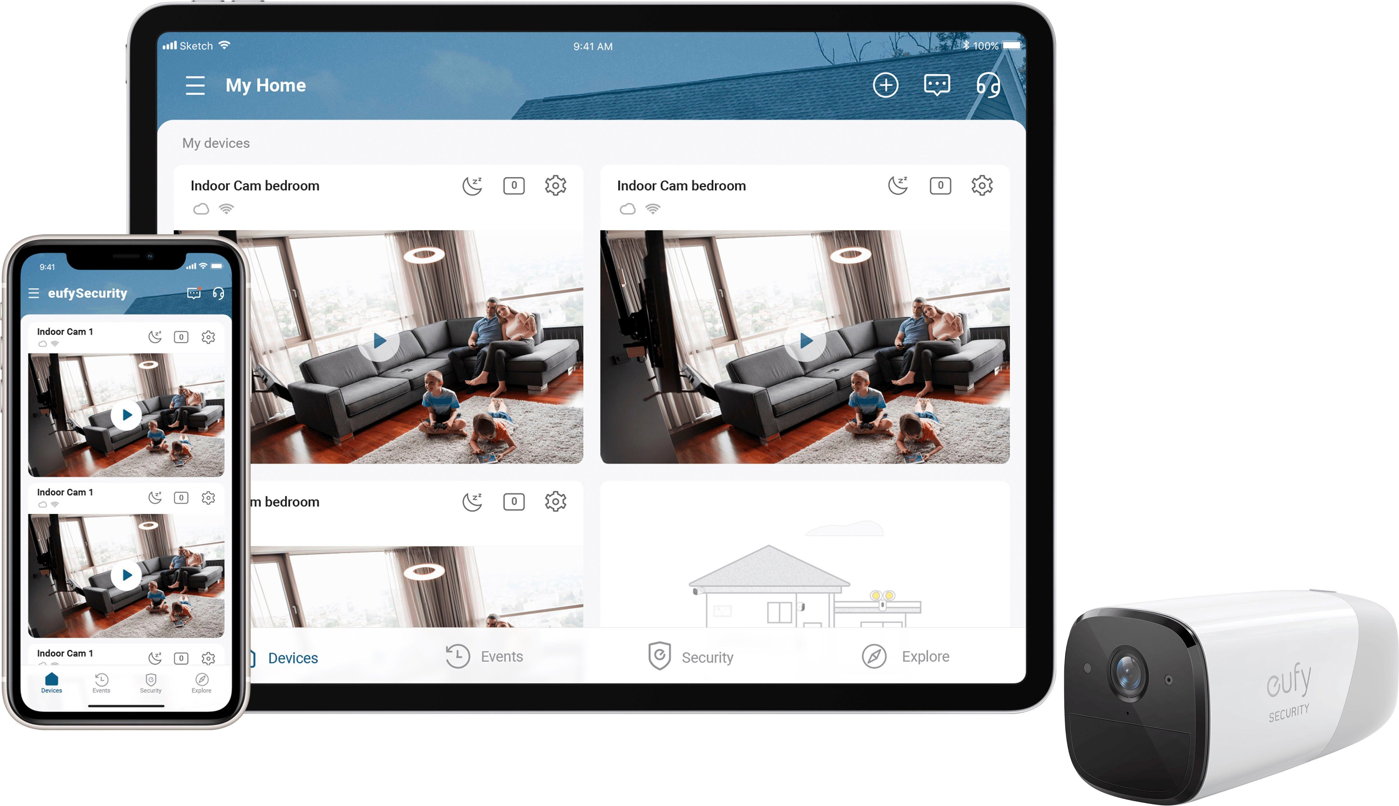 eufy Security by ANKER eufyCam 2 Pro Add-on Überwachungskamera (Außenbereich, Innenbereich)