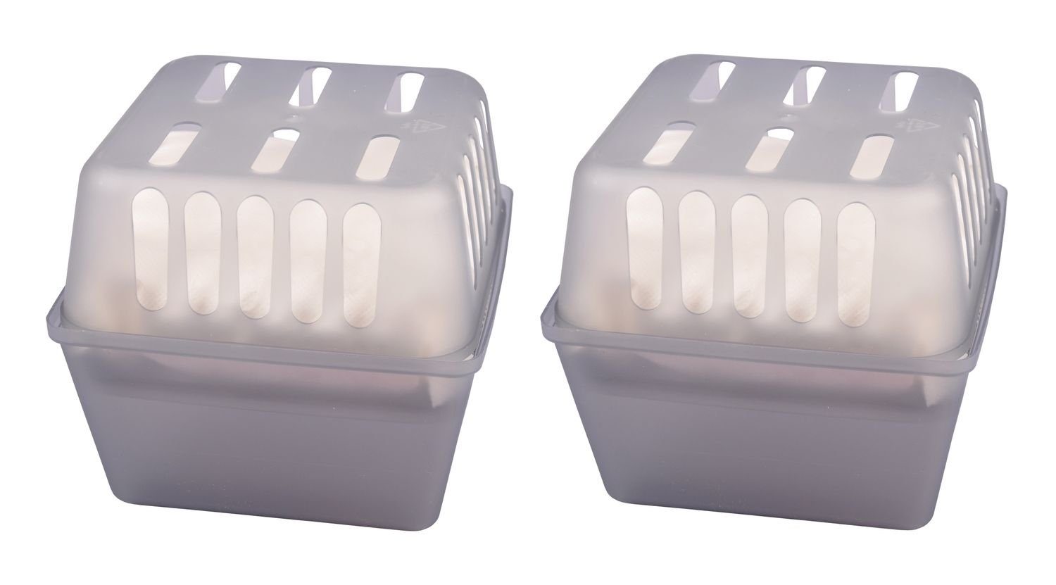 BURI Luftentfeuchter 2x Luftentfeuchter mit je 400g Granulat Starterset Raumentfeuchter
