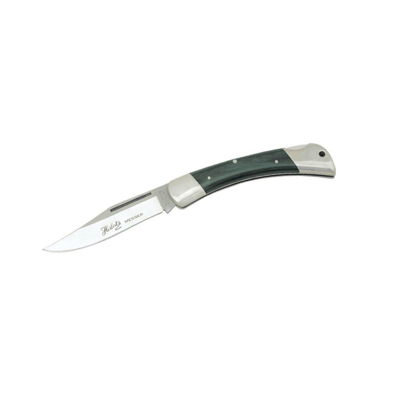 Herbertz Folding Green Wood Handle 201409 \/ Vintage Knives