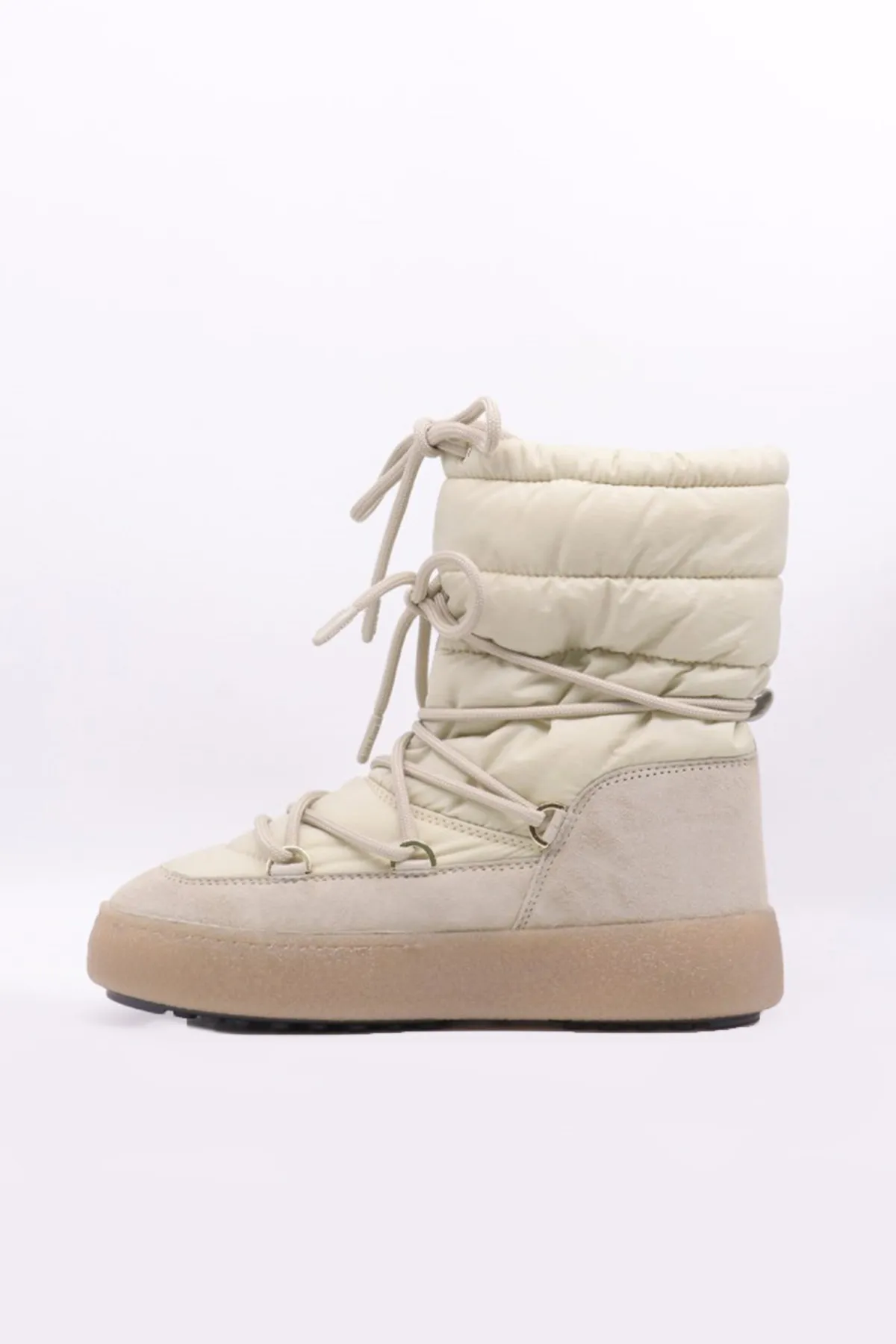 MOON BOOT  Sandfarbene Stiefel & Booties für Damen/Mädchen