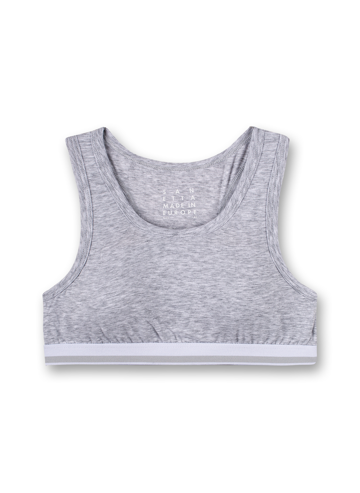 Mädchen-Bustier Graumelange
