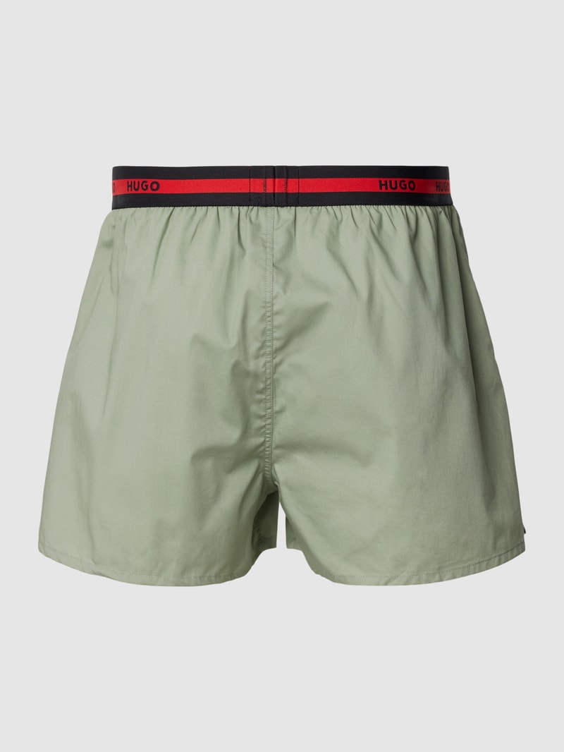 Boxershorts mit elastischem Bund im 2er-Pack in hellgrün