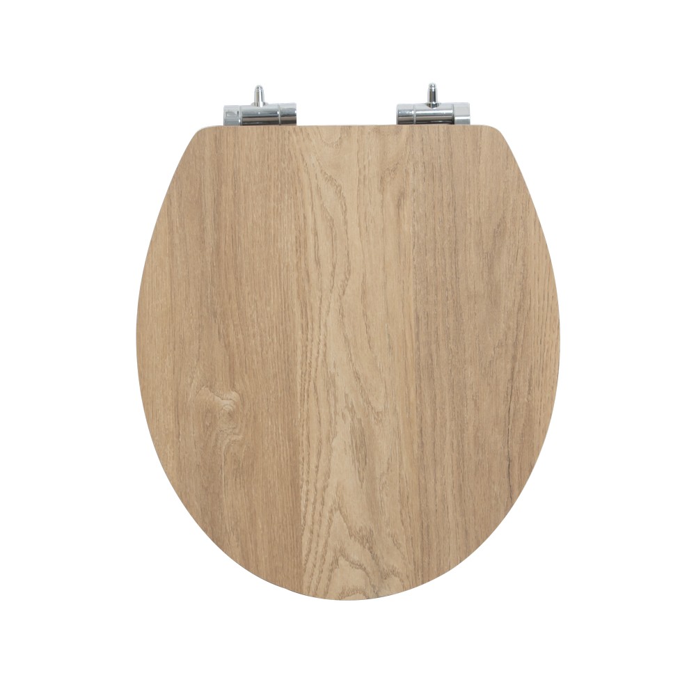 K&H Sanitary Duschwell MDF WC-Sitz Melamine - Holz