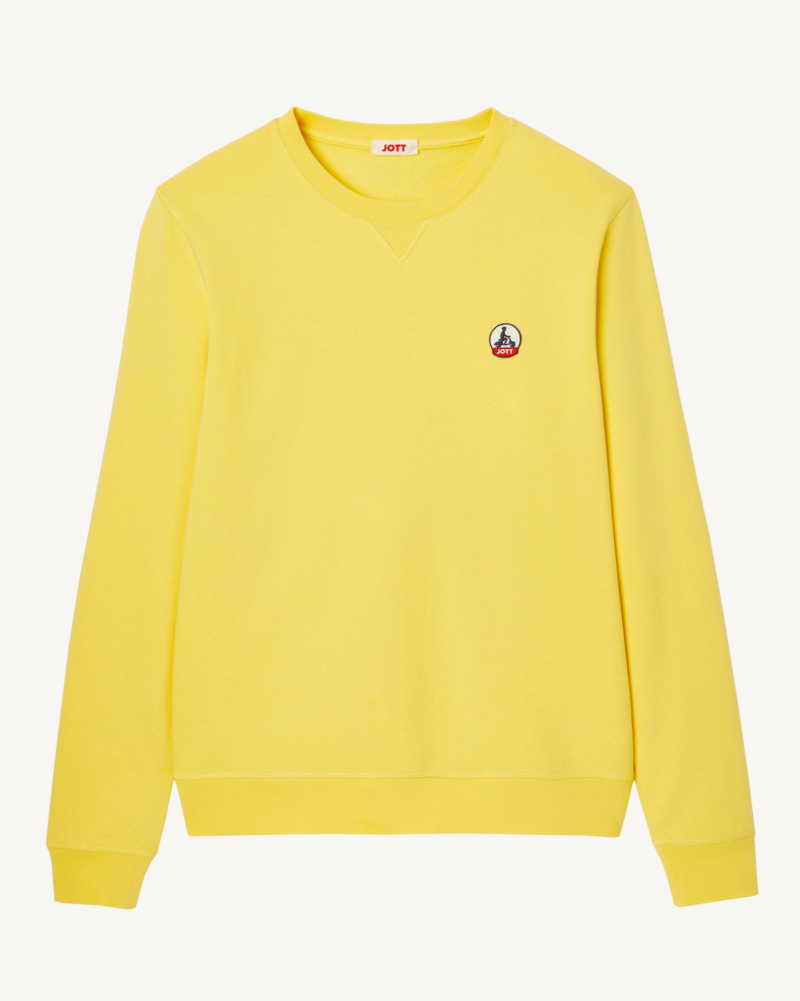Sweat homme en coton biologique Jaune clair Braga