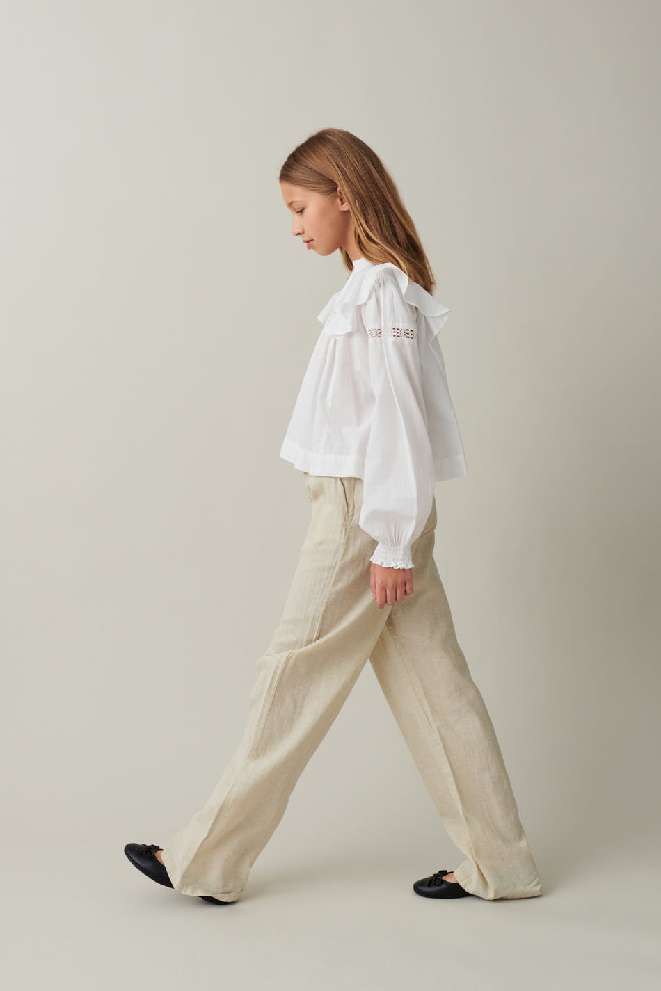 Y linenmix tall trousers
