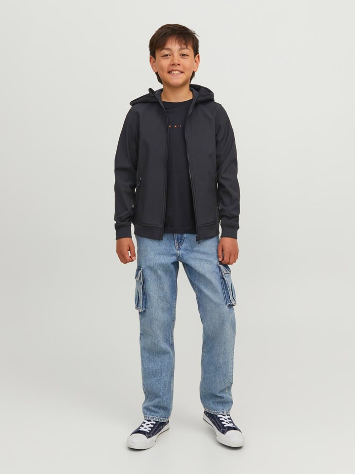 JACK & JONES Junior Softshelljacke in in Schwarz günstig kaufen