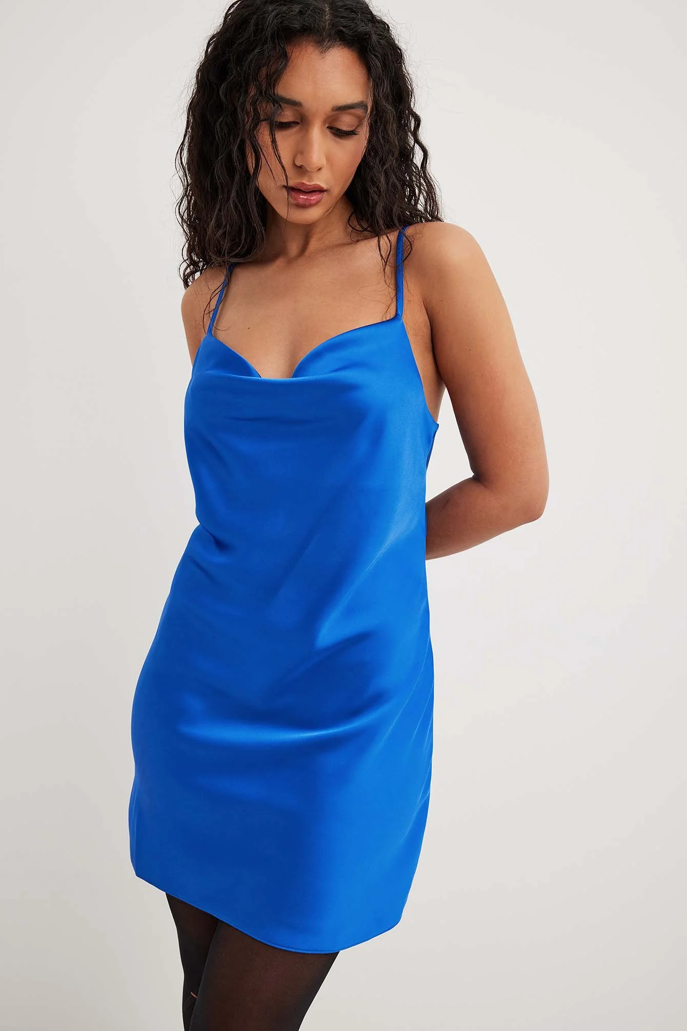 Satin Minikleid