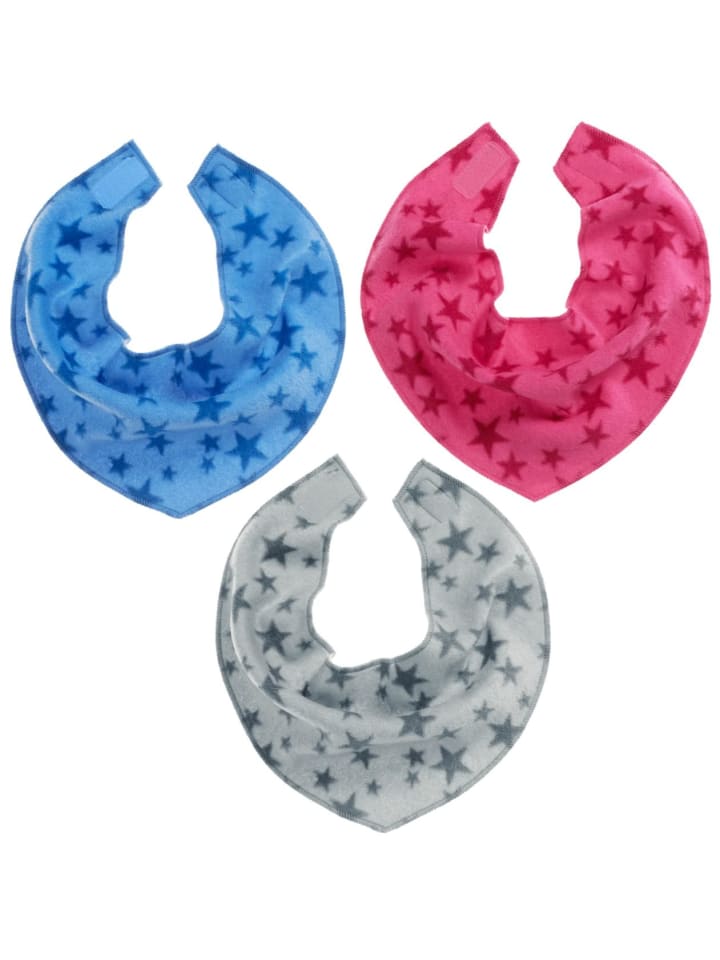 Playshoes Fleece-Dreieckstuch Sterne in Pink günstig kaufen onesize