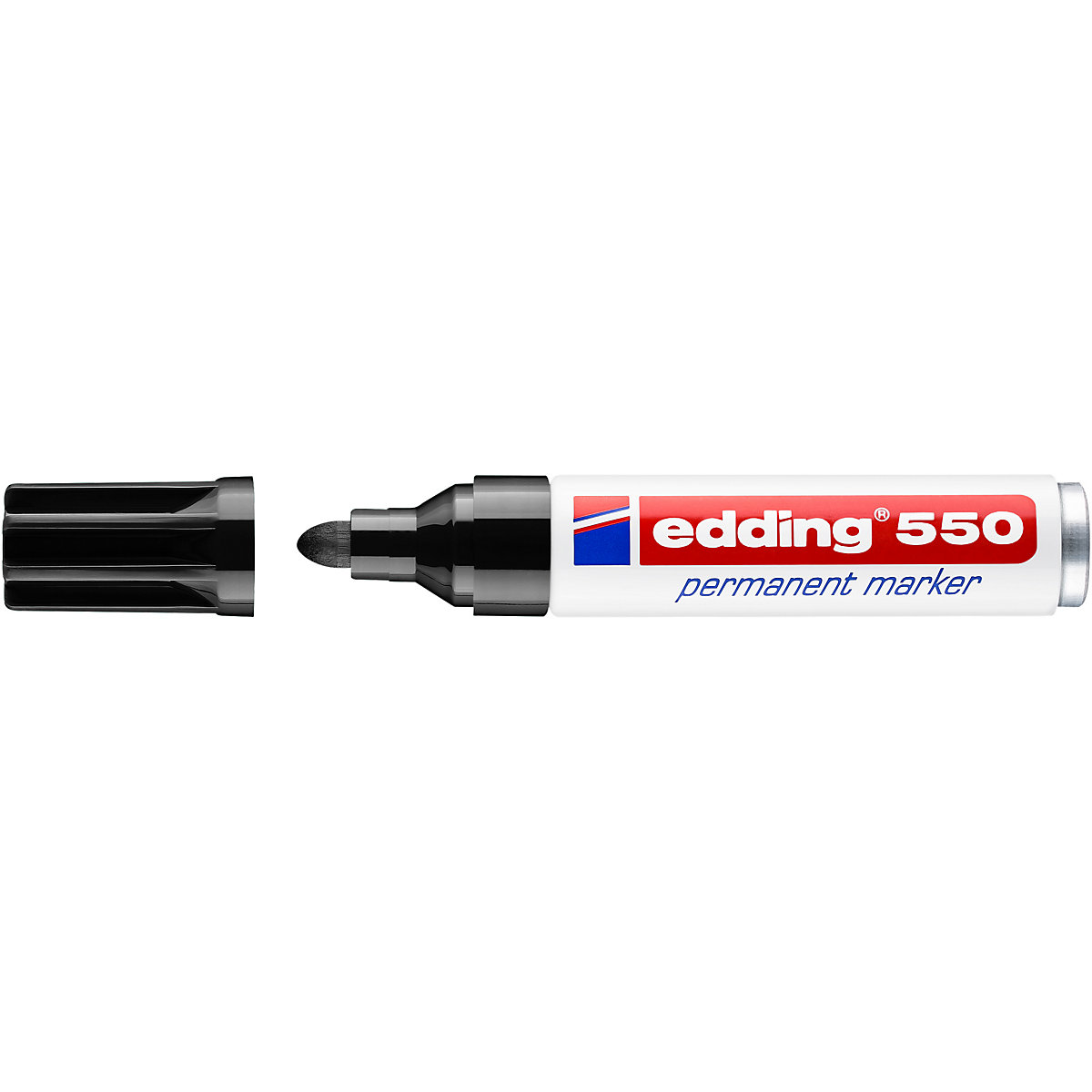 Permanentmarker edding 550, nachfüllbar, 3 - 4 mm, schwarz