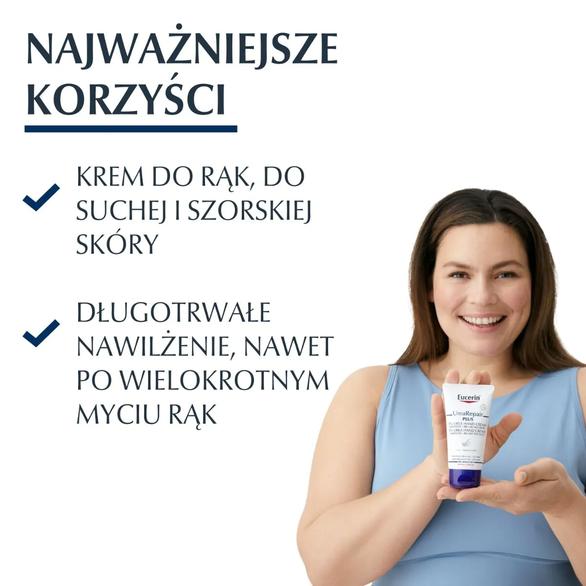 Eucerin UreaRepair Plus регенеришућа крема за руке са 5% урее