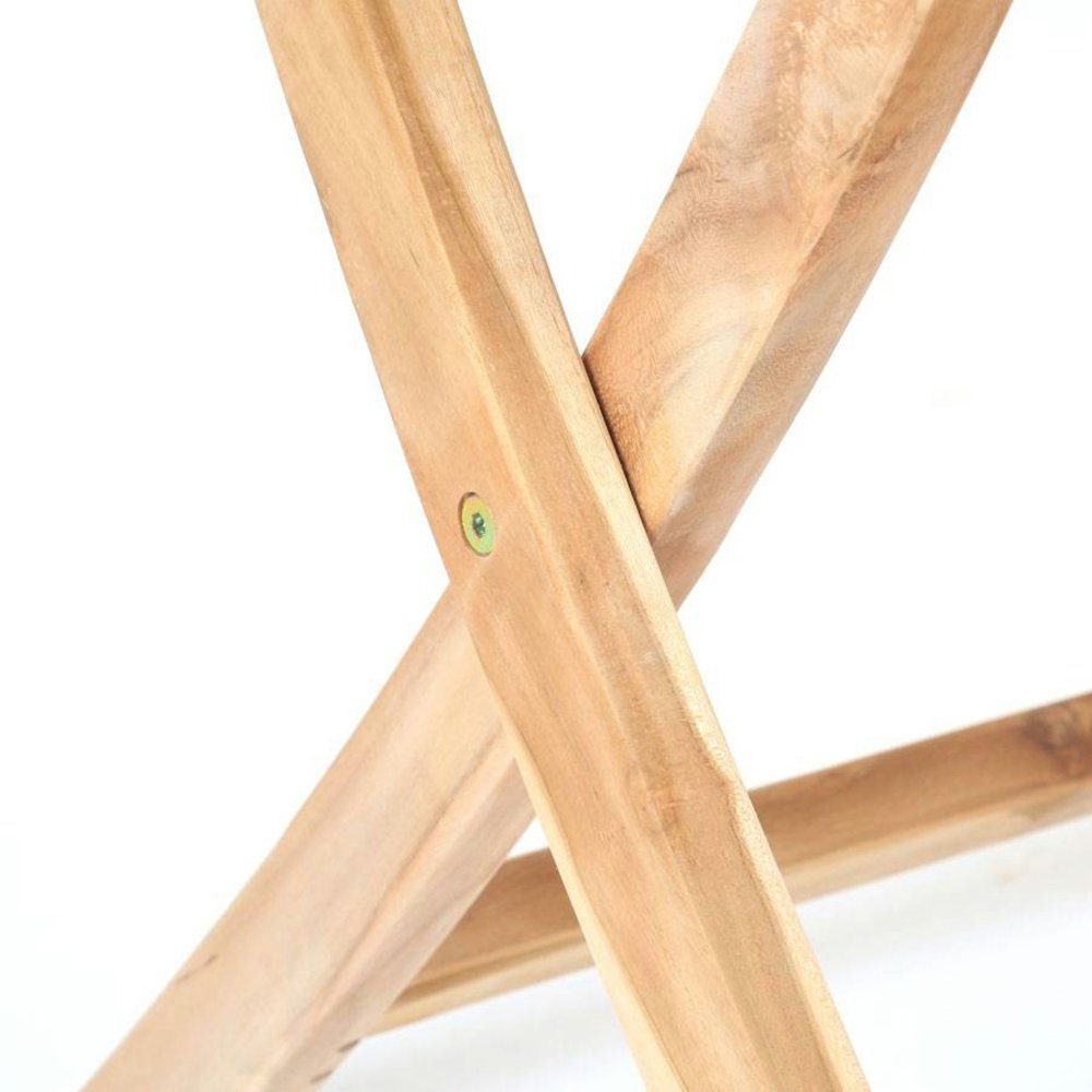 Ploß Klapptisch Lexington, Eco-Teak® Holztisch - Rund - Ø 70 cm