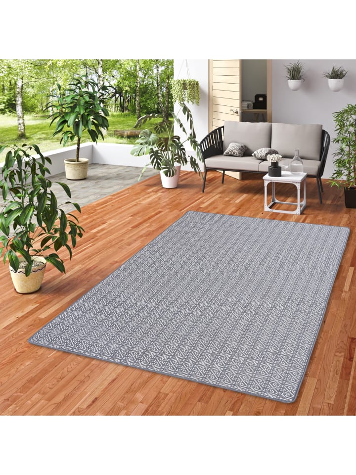 Snapstyle In- und Outdoor Teppich Beidseitig Cape Cod in Anthrazit günstig kaufen