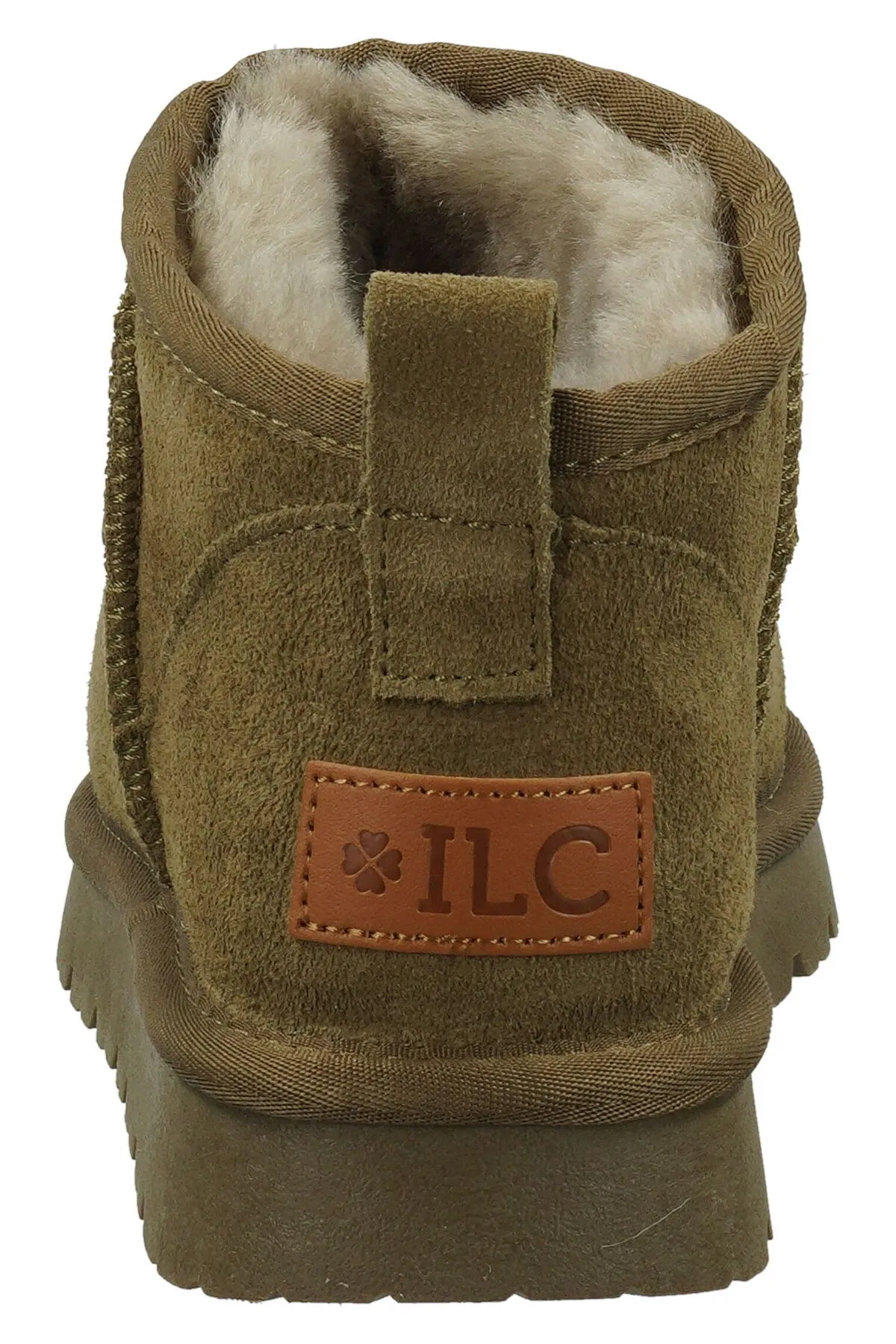 ILC  Stiefelette - Khaki - Flacher Absatz