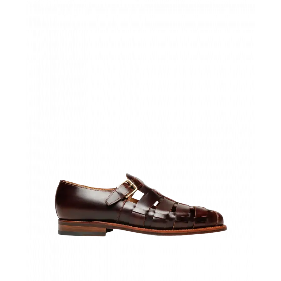 Heinrich Dinkelacker - Sandalen LONDON SANDALE MA Kalbsleder - braun