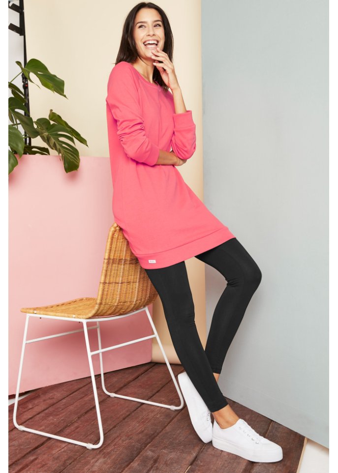 Sweatkleid mit Raglanärmeln