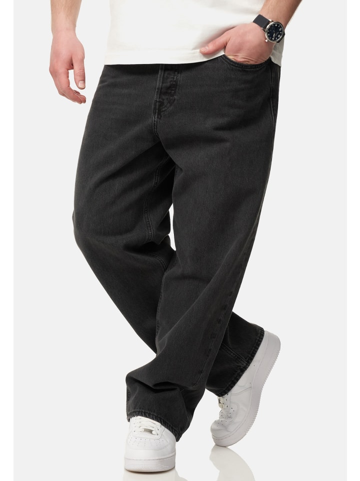 Jack & Jones Jeans Loose Fit - JJIALEX JJARIS in Black Denim günstig kaufen