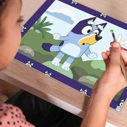 CreArt Bluey - Malen nach Zahlen für Kinder ab 5 Jahren
