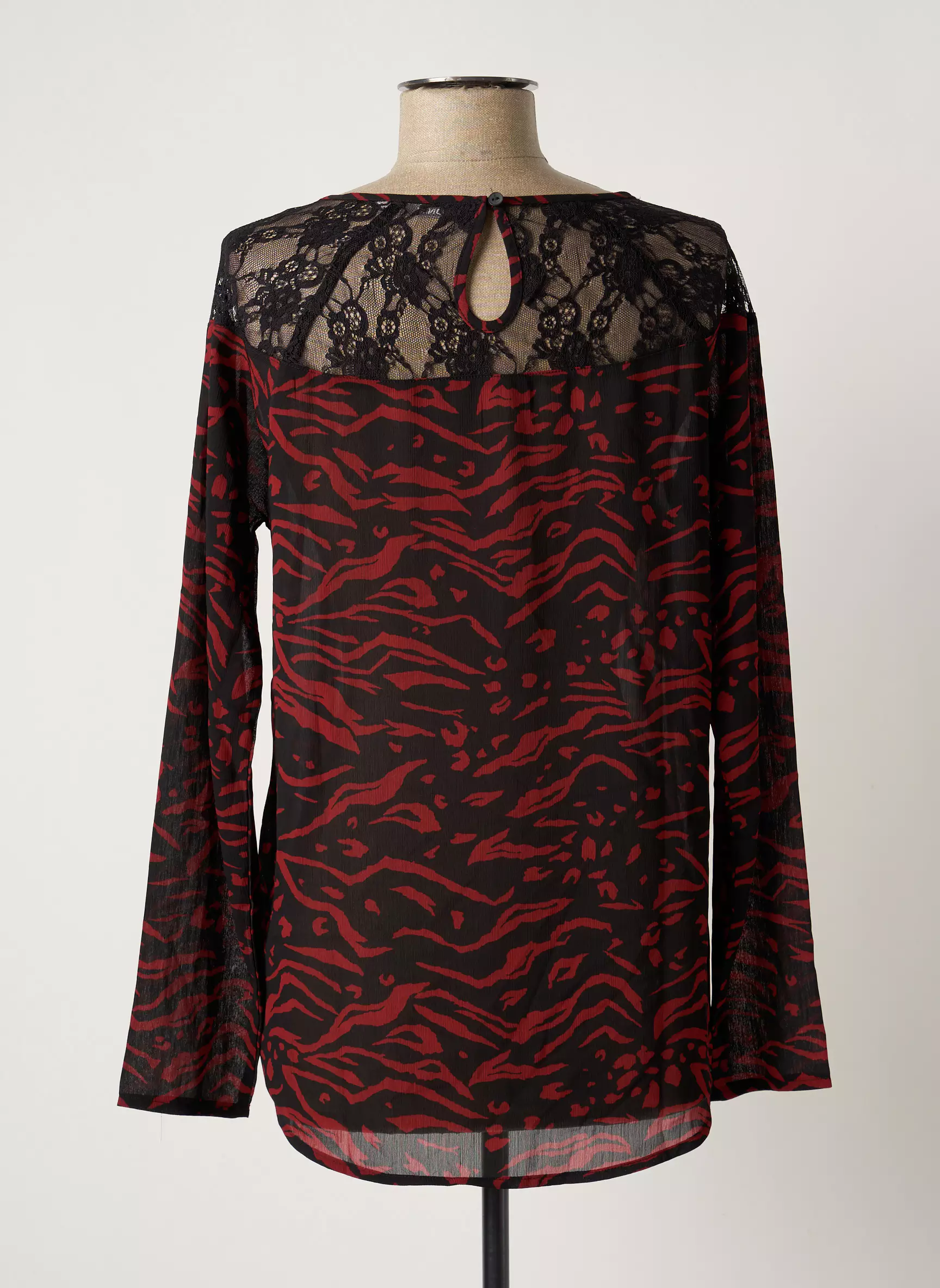 Only Blouses Femme couleur rouge