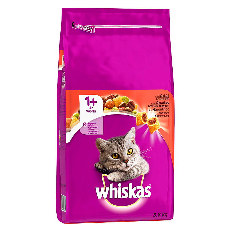 Mars Kattemat 3,8 kg oksekjøtt Whiskas