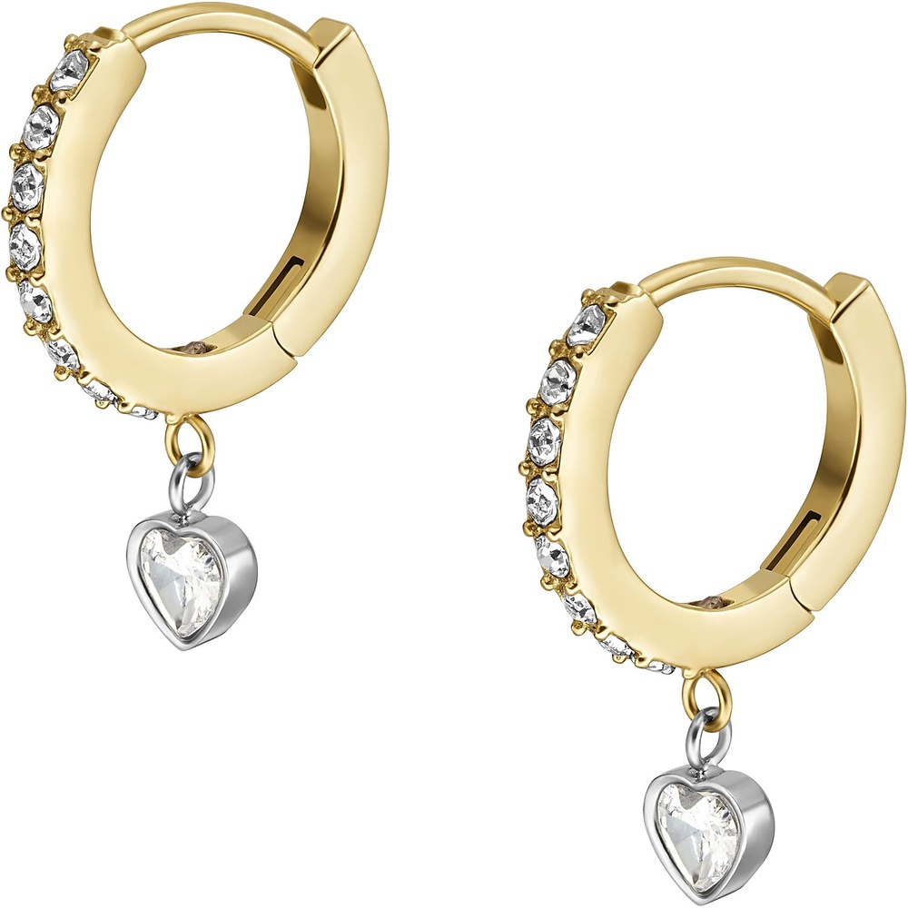 Fossil Créoles Acier inoxydable Boucles d'oreilles